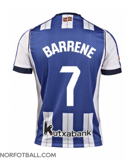 Billige Fotballdrakt Real Sociedad Ander Barrenetxea #7 Replika Hjemmedrakt 2025-26 Kortermet